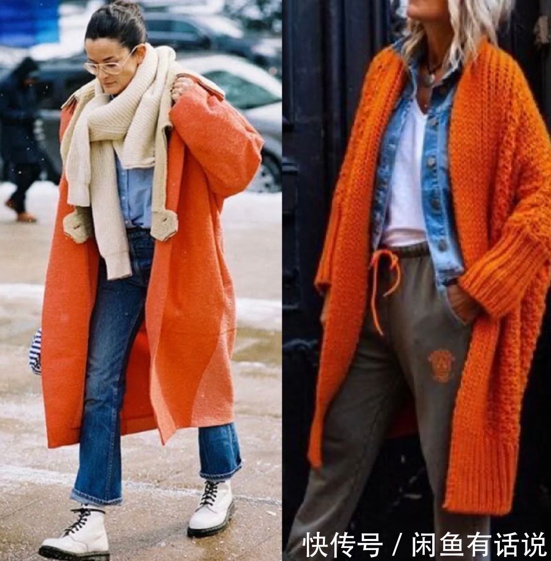 亮色|女人到中年少穿黑白灰!试试用“黄+蓝”点亮秋冬季,优雅又高级