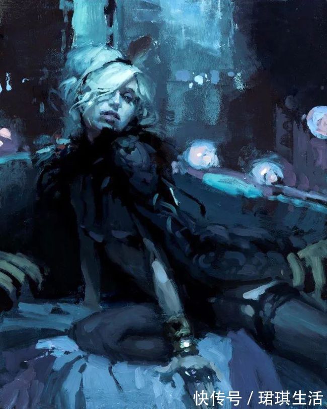 艺术家$艺术家杰里米·曼恩的油画,颜色既生动又大气!