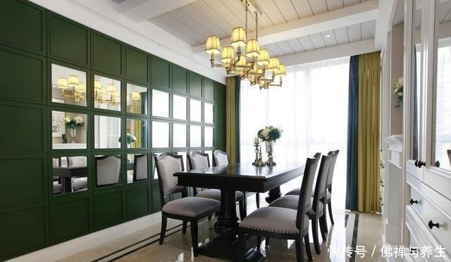 美式|120平米的简美风三居室,装修效果大气上档次,温馨实用的家具!