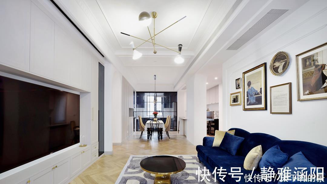 豪宅|庆幸选择了现代欧式风,115㎡新房装成了豪宅,大家都夸好看!