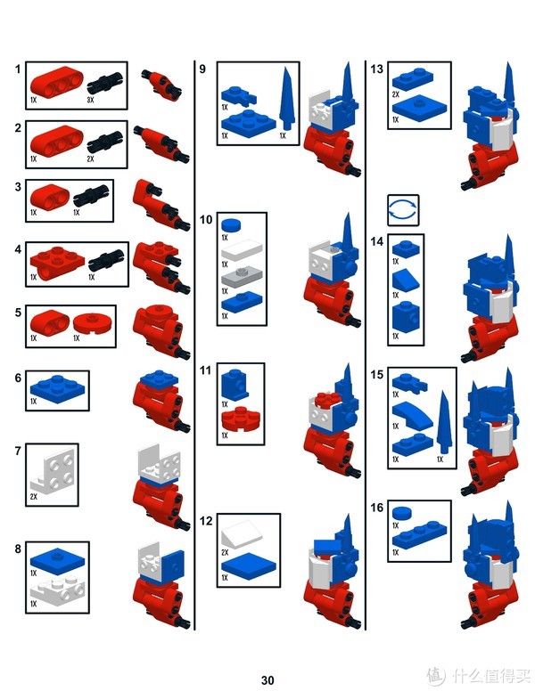 变形金刚|可直接变形的积木变形金刚-擎天柱