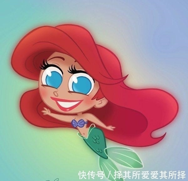 活潑|當迪士尼公主變成精靈，樂佩公主活潑俏皮，愛麗兒太可愛了