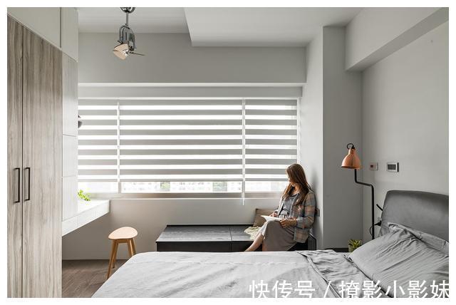 玄关|幸福退休生活！100㎡两人居，巧用45度斜角，打造开阔舒适的小家！