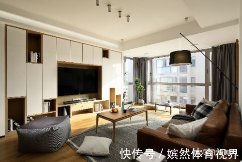 自然魅力|北欧日式三居,木质元素保留了日式的禅性和北欧的简单!