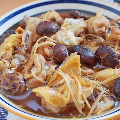 瑗瑗|香菇蒸鸡腿肉