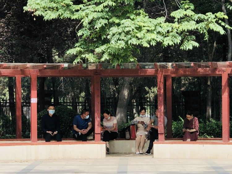 助威|考场外的守望,家长们只想给孩子们默默助威