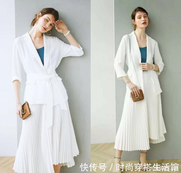 百褶裙|百褶裙怎么搭配好看？这样穿既时髦又有气质
