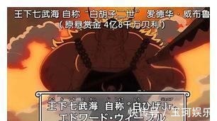 胡子|海贼王:千万不能惹那些叫胡子的人,每一个都是惊天动地的大人物