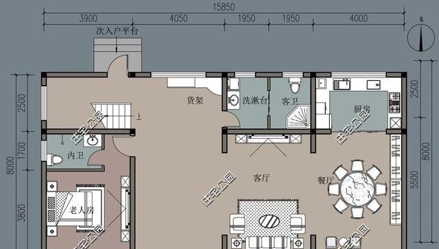 平面|实拍10省农村别墅，第4套、第7套经典又耐看，建第3套18万就够了