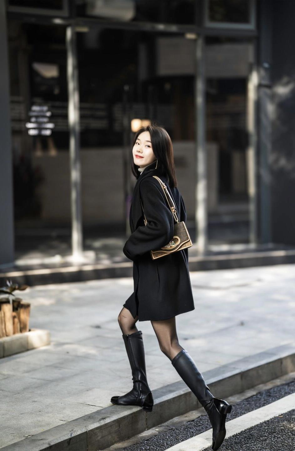 博主 羽绒服太显胖了,快来试试这些“大衣”,温柔保暖又有格调