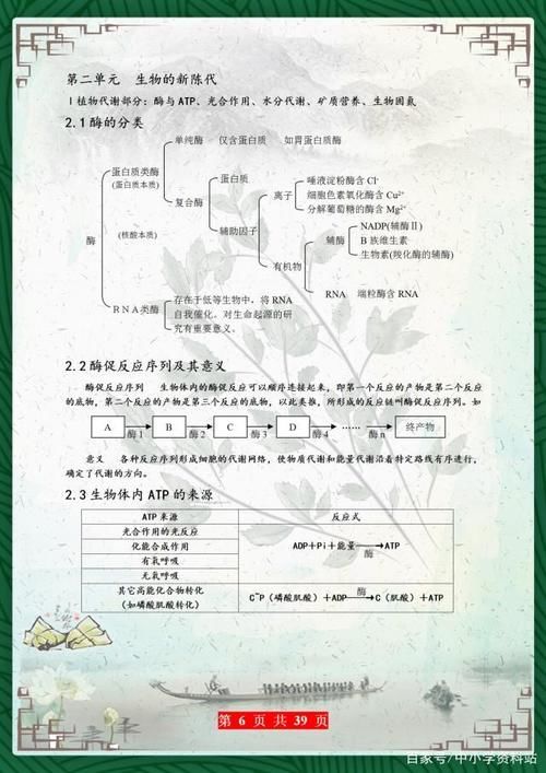 高考729分美女学霸：把高中生物“浓缩”成39张图，3年最低不下95