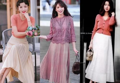 40岁的女人怎么才能显年轻？尝试“气质系半裙”，让你从容又优雅