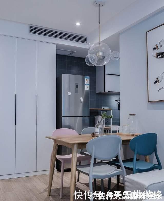 储物柜|55平小两居,玄关最吸睛,精致优雅又实用,小户型一样温馨舒适!