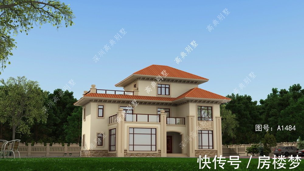 别墅|高颜值的欧式别墅，建在农村最合适，让城里人羡慕不已。