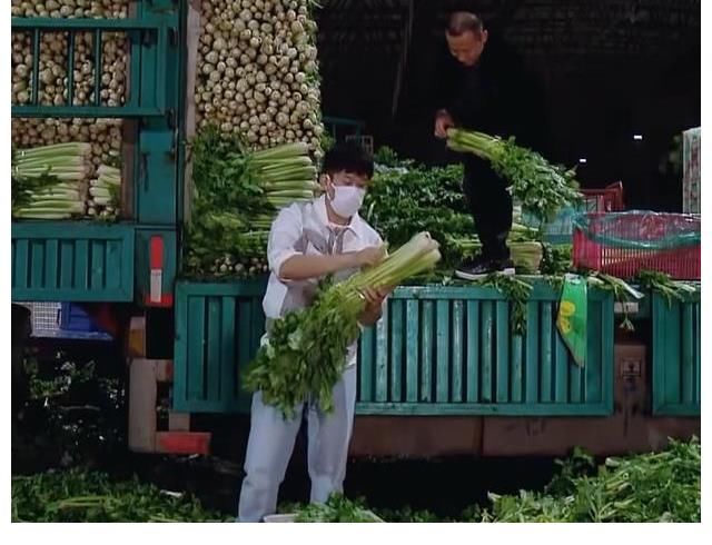 《奔跑吧》一共8位嘉宾,7位收到农民送的蔬菜,只有baby没收到