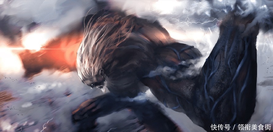 中国神话中的四大巨人、巨兽,踩死哥斯拉就像踩死蚂蚁!