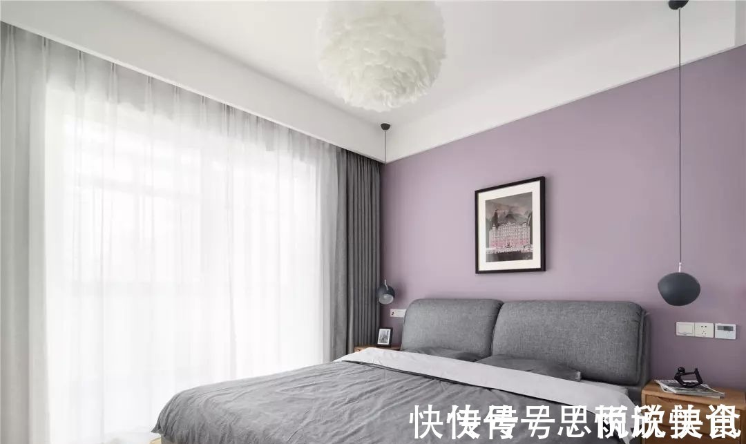 北欧风|127㎡休闲北欧风,卫生间超大的镜面柜,舒适明亮