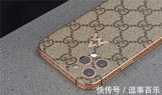 名媛|联名GUCCI镶钻镀金，iPhone12 Max贵气逼人！