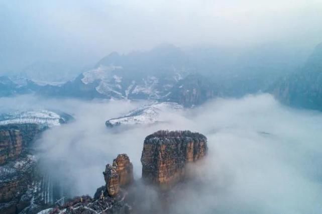 大美兴隆山！雪后的山峰“动”了起来