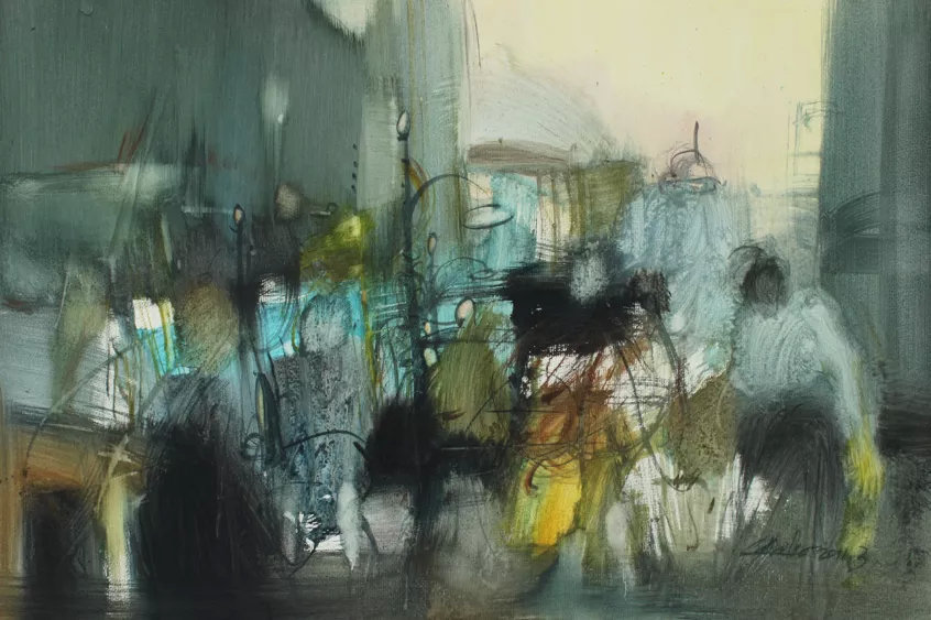 薄暮#[第七届庐山水彩节邀请嘉宾]姚波艺术作品展