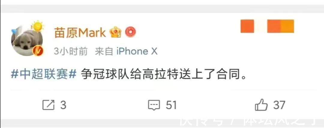 豪门|高拉特意外收豪门报价,泰山队基本被排除在外,此队可能性更大