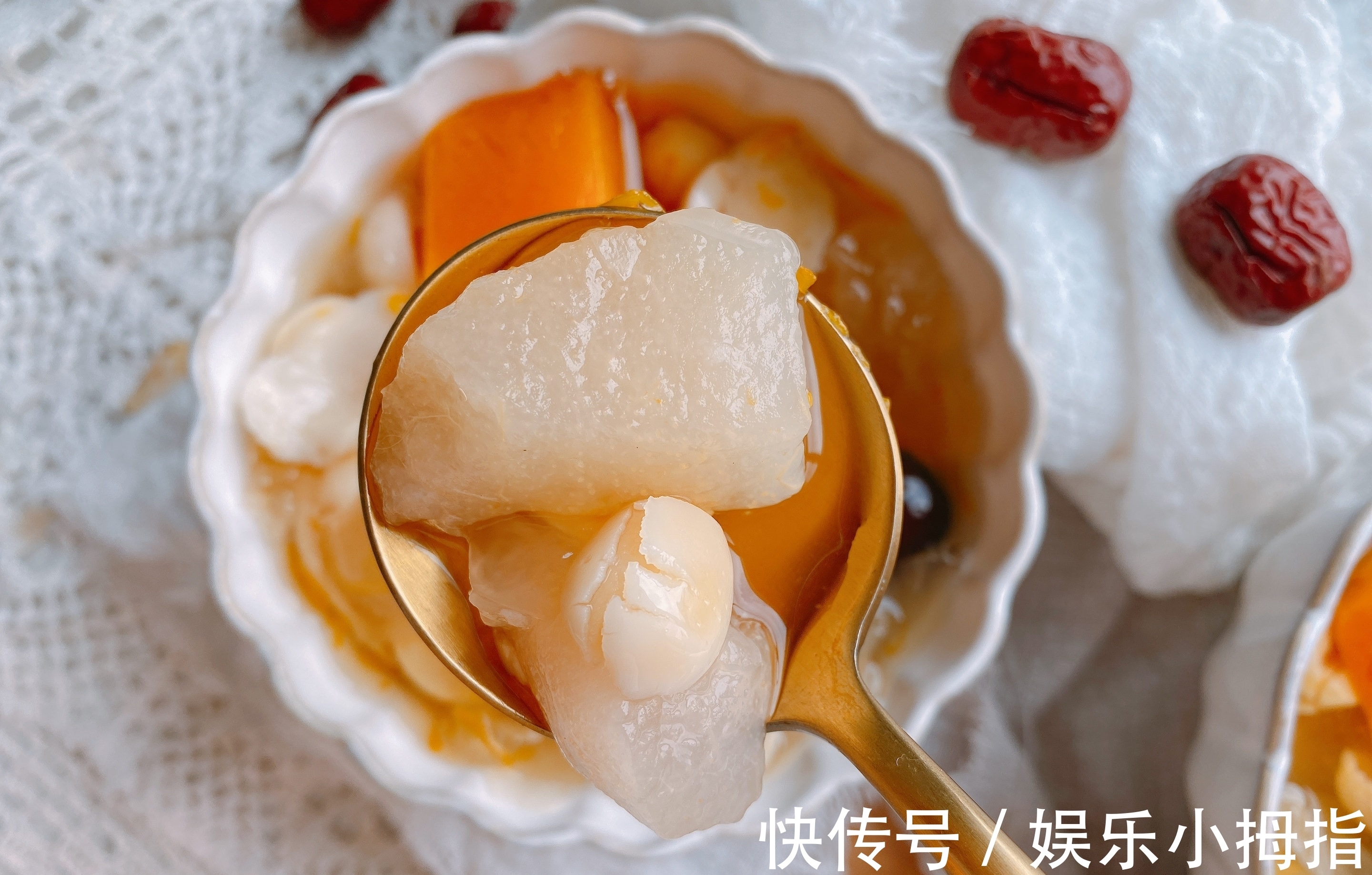 莲子芯|入秋后天气干燥，试试“4白1黄”的甜汤，止咳润肺，跟秋燥说拜拜
