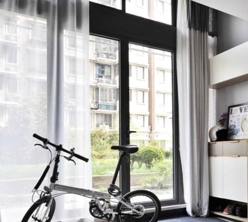 楼梯|50㎡工业风复式小户型,超大视野,简约舒适新风尚