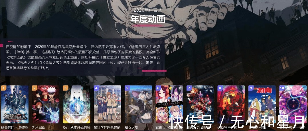 动画|B站年度动画出炉,新作续作包含众多,巨人多次登上第一