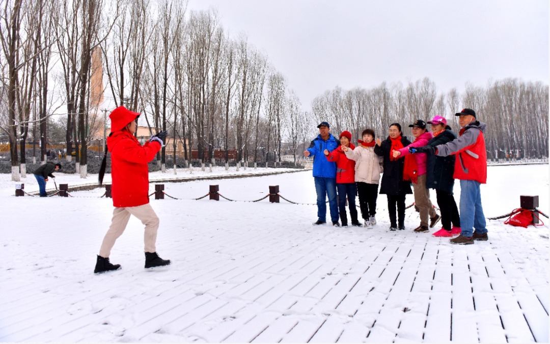 春雪如期而至 延庆冬奥赛区宛若仙境！