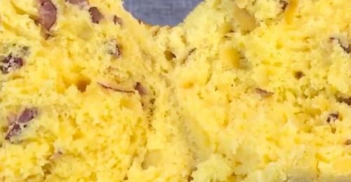 冬天不吃肉也要做它来吃,一搅一蒸,暄软香甜,常吃胃口好少感冒