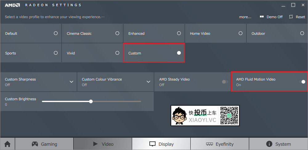 AMD显卡插帧功能:让影片支持 60 帧播放效果-HEU8
