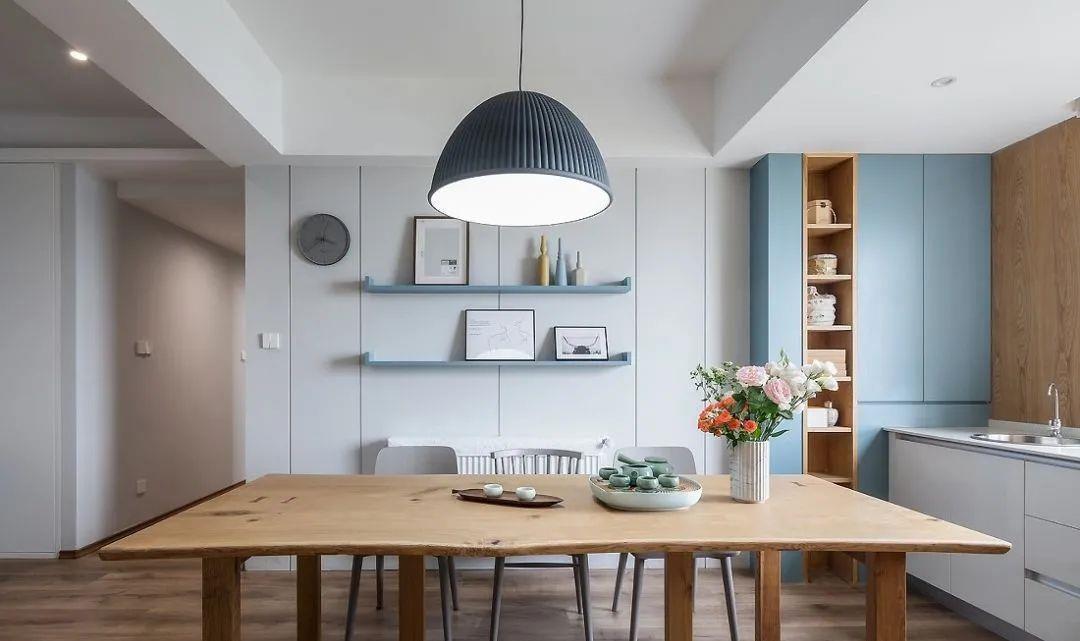 原木色|135㎡现代北欧风,一不小心在朋友圈火了,大家都一脸的羡慕!