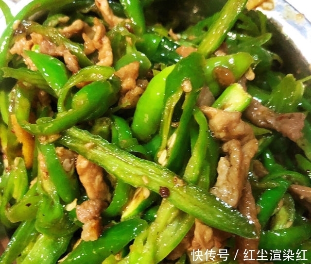 青椒肉丝，百吃不厌的家常下饭菜