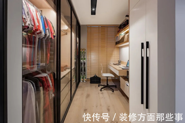 天花|183平在浓厚的木质感地面与天花装饰下,舒适而又温馨优雅