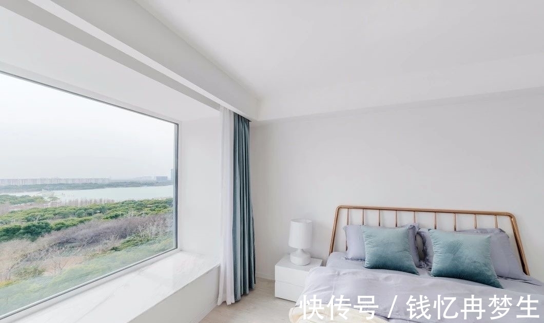 沐沐|190㎡极简风格的大平层,大面积的留白诠释简约的艺术,氛围很解压