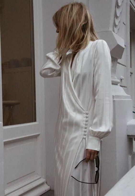 春夏白色系穿搭高级又好看,让你清凉一夏