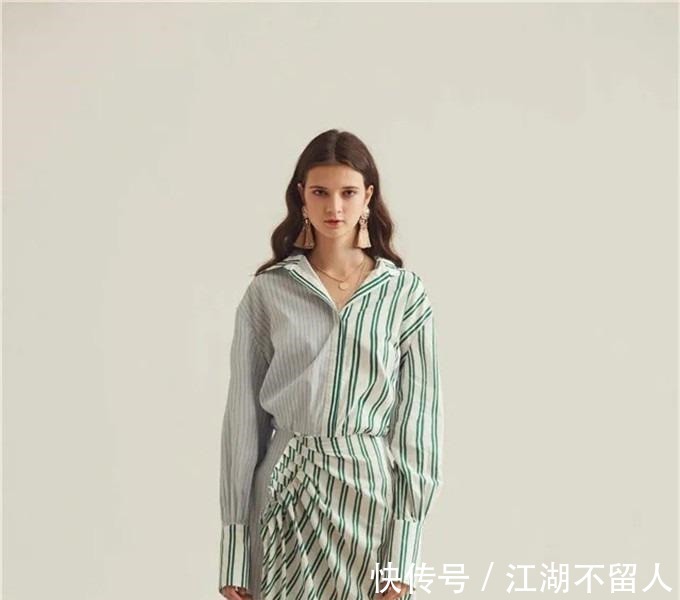 整体造型|最近火了一种裙子叫“衬衫裙”，时髦减龄又显瘦，明星都上头了