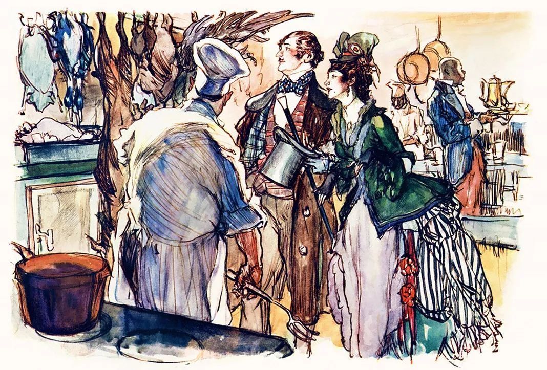 上流社会@美国最伟大的插画家,记录了上流社会的男男女女纸醉金迷的情景