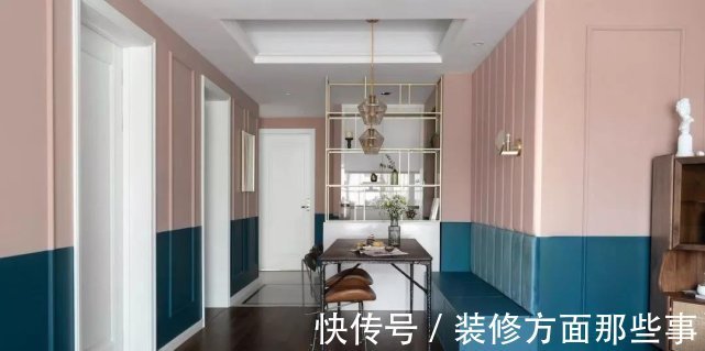 客厅|95平轻奢风三居室婚房,一个丰富欢快、充满趣味性的家