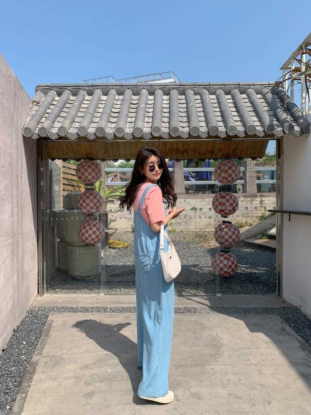 稚嫩|背带裤是年轻的代表,原来30+还可以这样穿,青春洋气