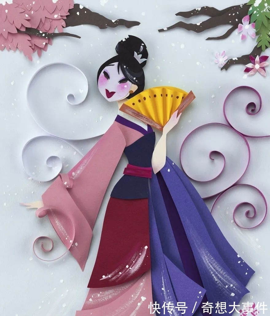 女孩子|也只有这么可爱的女孩子,才能用剪刀,剪出一整个童话故事