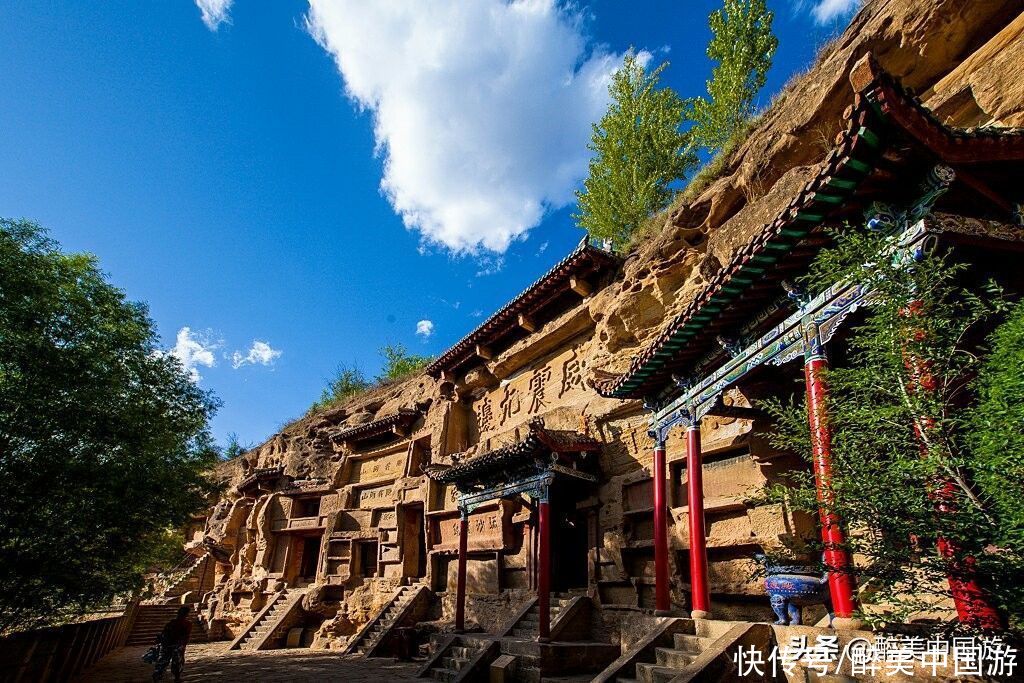 榆林|畅游红石峡景区，河水穿峡，峡谷幽深，摩崖石刻，蔚为壮观