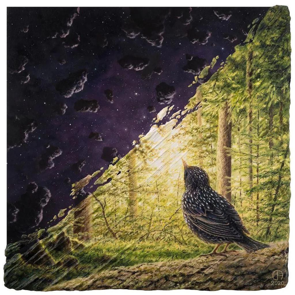 自然动物!他用“脏颜料”,毁掉漂亮的风景画,知道原因的人都沉默了