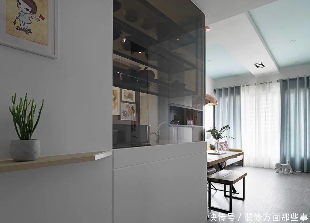 装修|58㎡北欧风格装修,手把手教你利用玻璃隔断打造空间,帮小家实现逆袭!