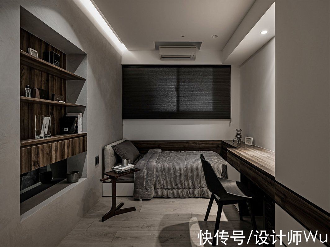 餐厨|深圳115㎡现代岩灰居所，凝合生活与光阴的挥洒笔触