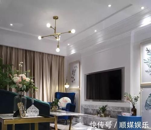 餐厨一体|87㎡小三房,电视墙太漂亮了,尤其“餐厨一体”实用极了