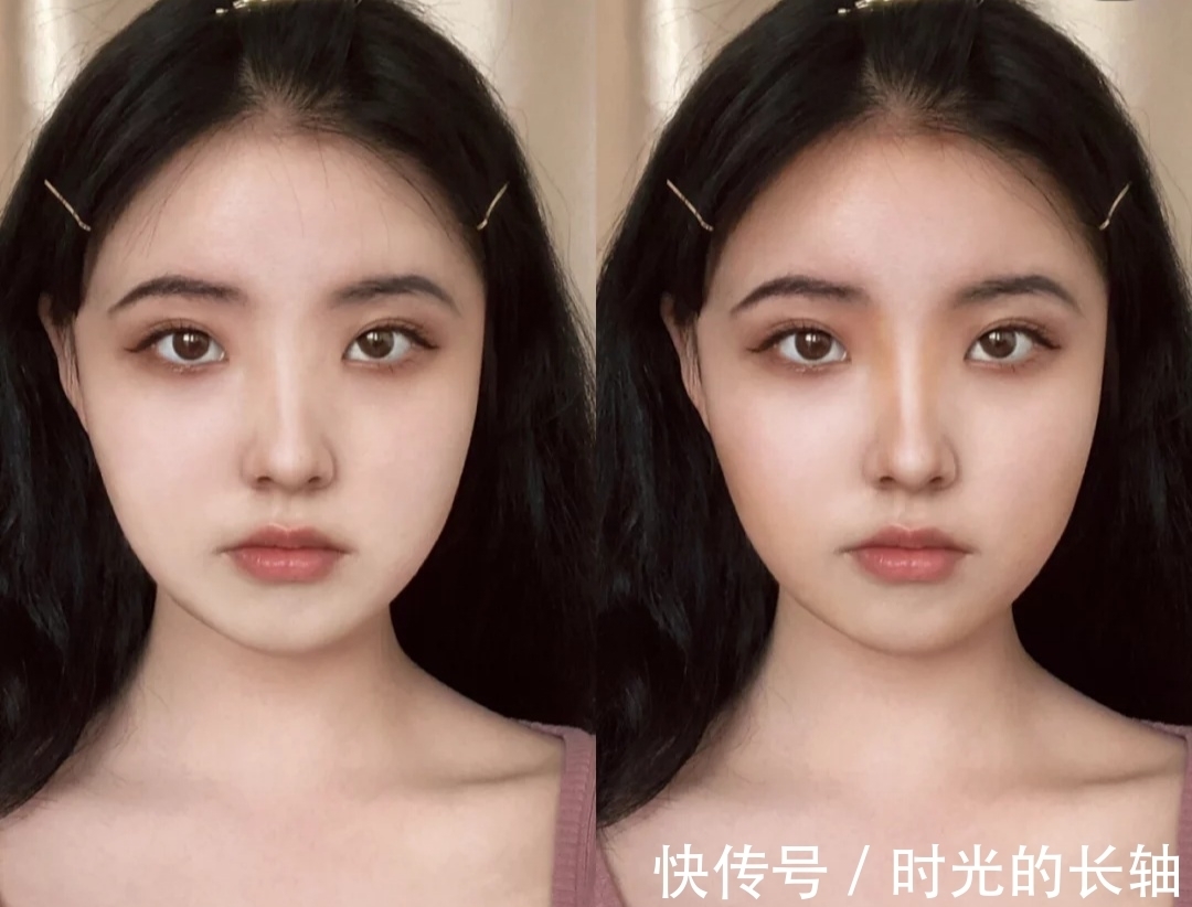 脸型|圆脸必备修容大法,修容成功秒变小脸尖下巴,让圆脸型更有高级感