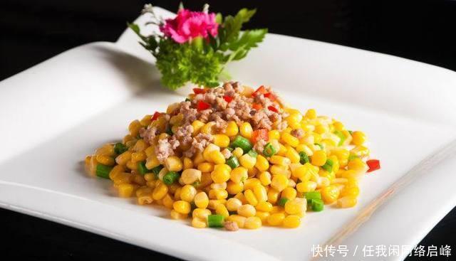 玉米粒|东北菜里非常有代表性的松仁玉米的做法