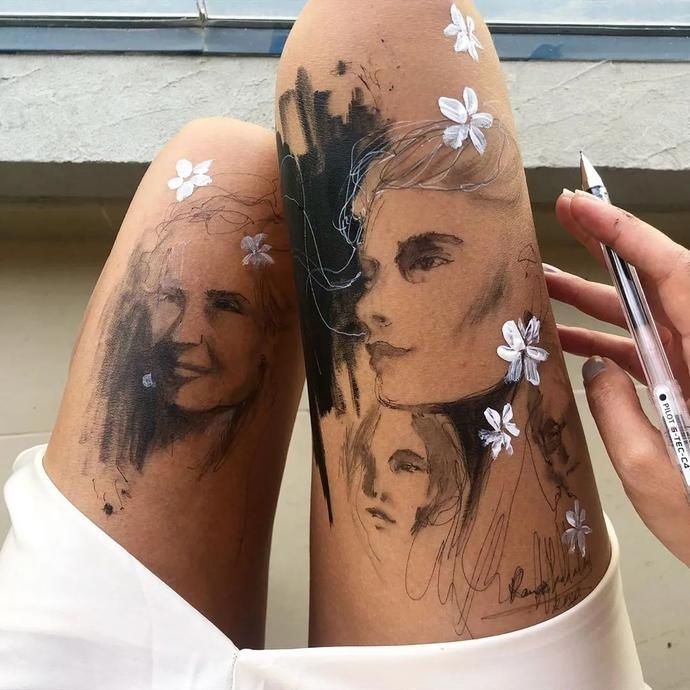 裙子|当她们掀开裙子,露出“惊艳”的大腿时,所有人都看呆了