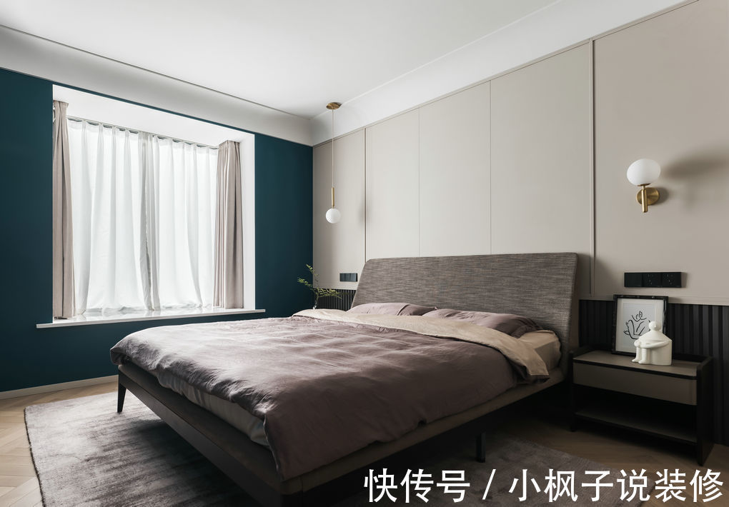 空间|127㎡两居室,现代简约风装修,南北通透住着比大平层还舒适